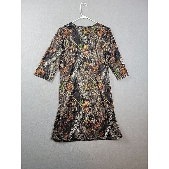 Wilderness Dreams Multicolor Camo 3/4 Sleeve Nightgown Coverup Women's Large - Picture 6 of 11